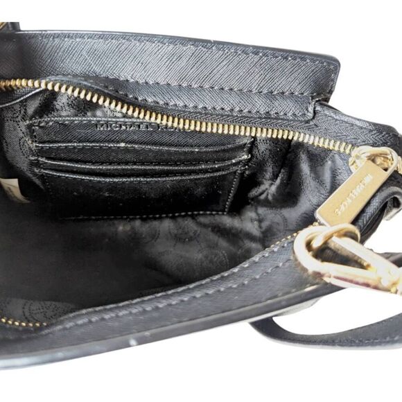 MICHAEL KORS Selma Mini Saffiano Leather Crossbody - Picture 9 of 10